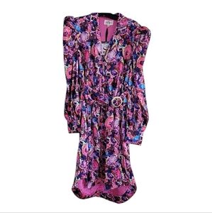 Sassy Jones Essie Luxe Buckle Dress Jewel Print NWT Size S